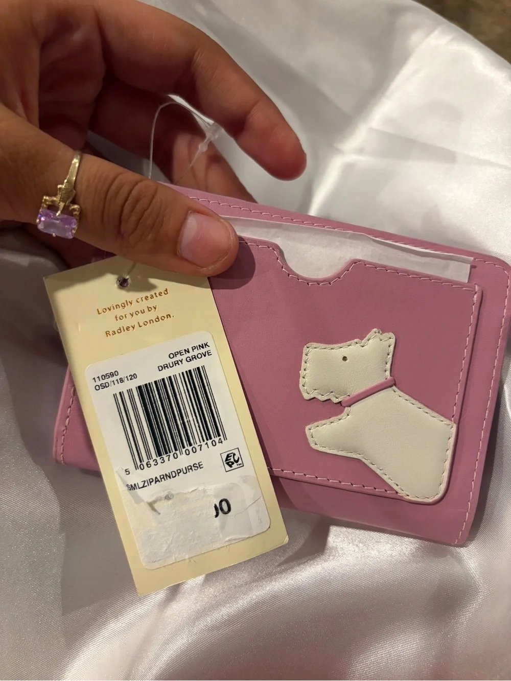 Radley London Drury Grove Zip Around Wallet - Shy Pink